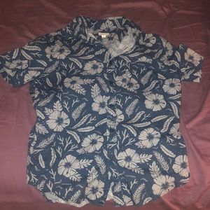 Floral Button Up- Men’s Medium (Merona)